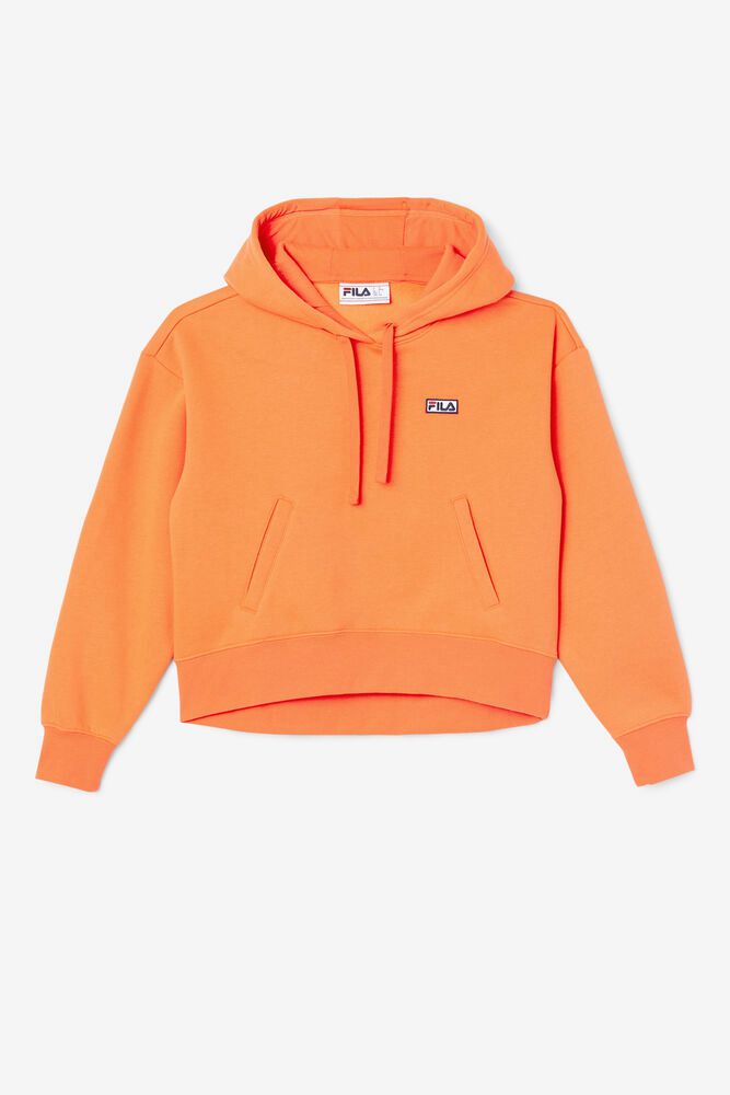 Fila Hoodie Marina Womens Orange - India AZP-701389